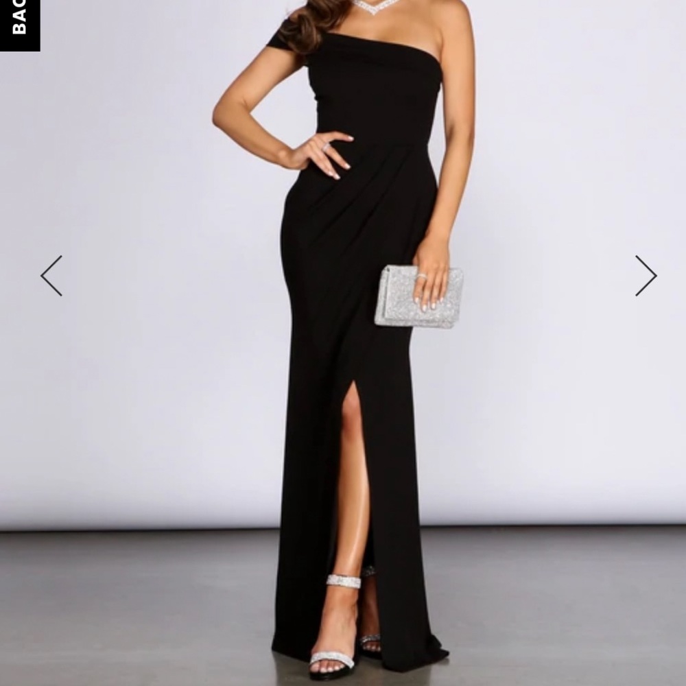 Black formal dress